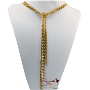 Fashion Necklace Chains w/ Rhinestone Accents