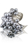 2.5" Fashion Multi-Wire Bangle w/ Stylish Glass Crystals Embellishment