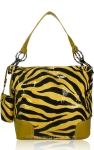 Designer Inspired Zebra Print Tote Bag w/ Reinforced Bottom Corner Patches