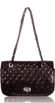 Designer Inspired Mimi Bag w/ Twist lock Flap closure