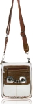 Designer Inspired Deluxe Messenger Handbag w/ Distinct Bronze-toned Accent Hardware