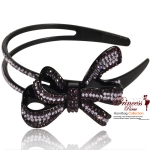 Rhinestone Bow Headband