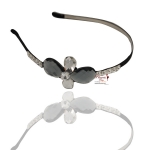 Fashionable Headband w/Flower Crystal Stone Accent
