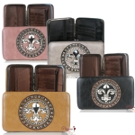 Package Sale!!! (6pcs) Designer Inspired Wallet w/ Fleur De Lys Emblem