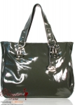 Designer Inspired Tote Bag w/ "G" Sign Tassel