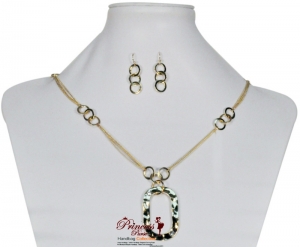 Fashion Necklace & Earring Combos w/ Rhinestone Accent