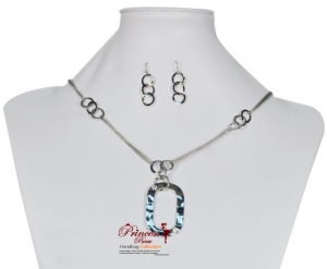 Fashion Necklace & Earring Combos w/ Rhinestone Accent