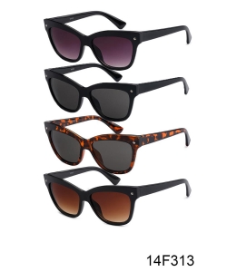 1 Dozen Pack Designer Inspired Wayfarer Fashion Sunglasses 14F313
