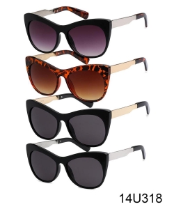 1 Dozen Pack Designer Inspired  Fashion Sunglasses 14U318