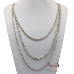 Fashion Necklace Chains w/ Rhinestone Accents