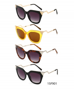 Package of 12 Pieces Fashion Women Sunglasses 15F901