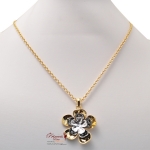 Fashion Necklace w/Flower Accent