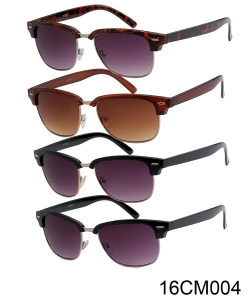 1 Dozen Pack Designer Inspired  Fashion Sunglasses 16CM004
