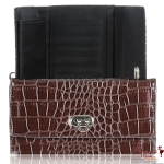 Designer Inspired Crocodile Skin Wallet