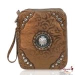 Designer Inspired Bible Case w/ Lion Emblem