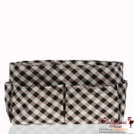 Fashionable Checkers Print Purse Organizer