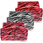 Package Sale!!! (6pcs) Fashionable Zebra Print Purse Organizer