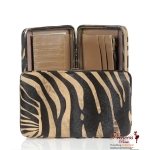 Designer Inspired Zebra Print Wallet