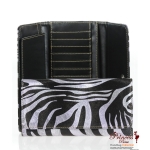 Designer Inspired Zebra Print Wallet