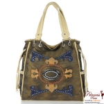 Lionel Hobo Handbag w/ Studs Accent