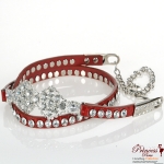 Fashionable Women Belt w/ Rhinestone Crystal Accent