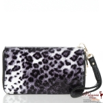 Bottari USA Genuine Leather Wallet w/ Flower And Leopard Print Design (HD160Le)