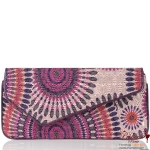 Urban Expression Clutch Purse w/ Flora Design