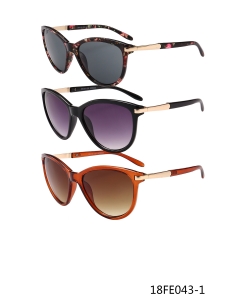 Unisex Designer Western Sunglasses – 18FE043-1– 12 pcs/pack