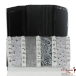 Ostrich Crocodile Skin Wallet w/ Rhinestone Accent (WWP012)