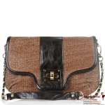 Designer Inspired Clutch Bag w/ Front twist Lock Closure