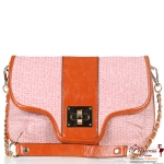 Designer Inspired Clutch Bag w/ Front twist Lock Closure