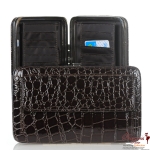 Designer Inspired Crocodile Skin Wallet w/ Front Pocket