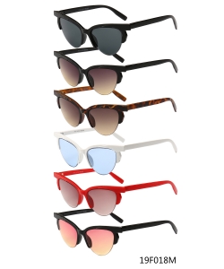 New Fashion Designer Western Sunglasses – 19F018M– 12 pcs/pack