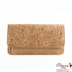 Designer Inspired Clutch Purse w/ Paisley Design