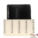 Designer Inspired Wallet w/ Rhinestone Accent
