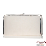 Modern Clutch Purse w/ Chain Shoulder Strap