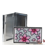 Flower Print Card Holder