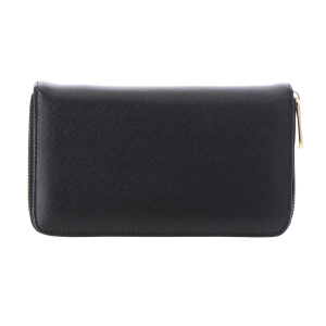 Faux Leather Wallet 35803 - Black