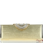 Designer Inspired Evening Bag w/ Rhinestone Accent