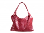 Designer inspired large "woven" handbag totebag
