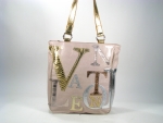 Valentino Original large loft carry bag w/ big letters sewn in front