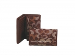 Designer Inspired Jacquard Print Wallet Medium