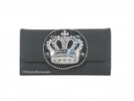 Juicy Couture Inspired Crown Emblem Wallet