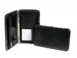 Designer Inspired Fashion Wallet w/Snakeskin Texture