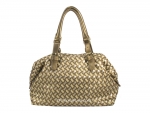 Bottega Veneta Inspired Highlights Valise Handbag w/ Dual Handle
