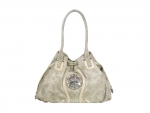Designer Inspired Crown Emblem Hobo Handbag