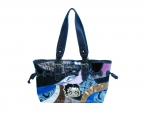 Betty Boop Original Patch Tote w/ Stencil Drawstring