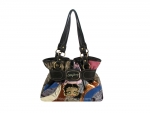 Betty Boop Original Patch Hobo Handbag w/ Leatherette Belt in Front