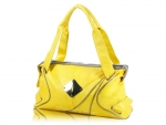 Designer Inspired Small Valise w/ Funky Metal Hardware in Front