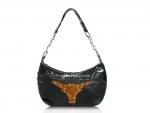 Designer Inspired Petite Tote w/ Cow Head Emblem